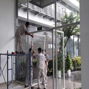 cửa kính tự động Nabco Nhật Bản